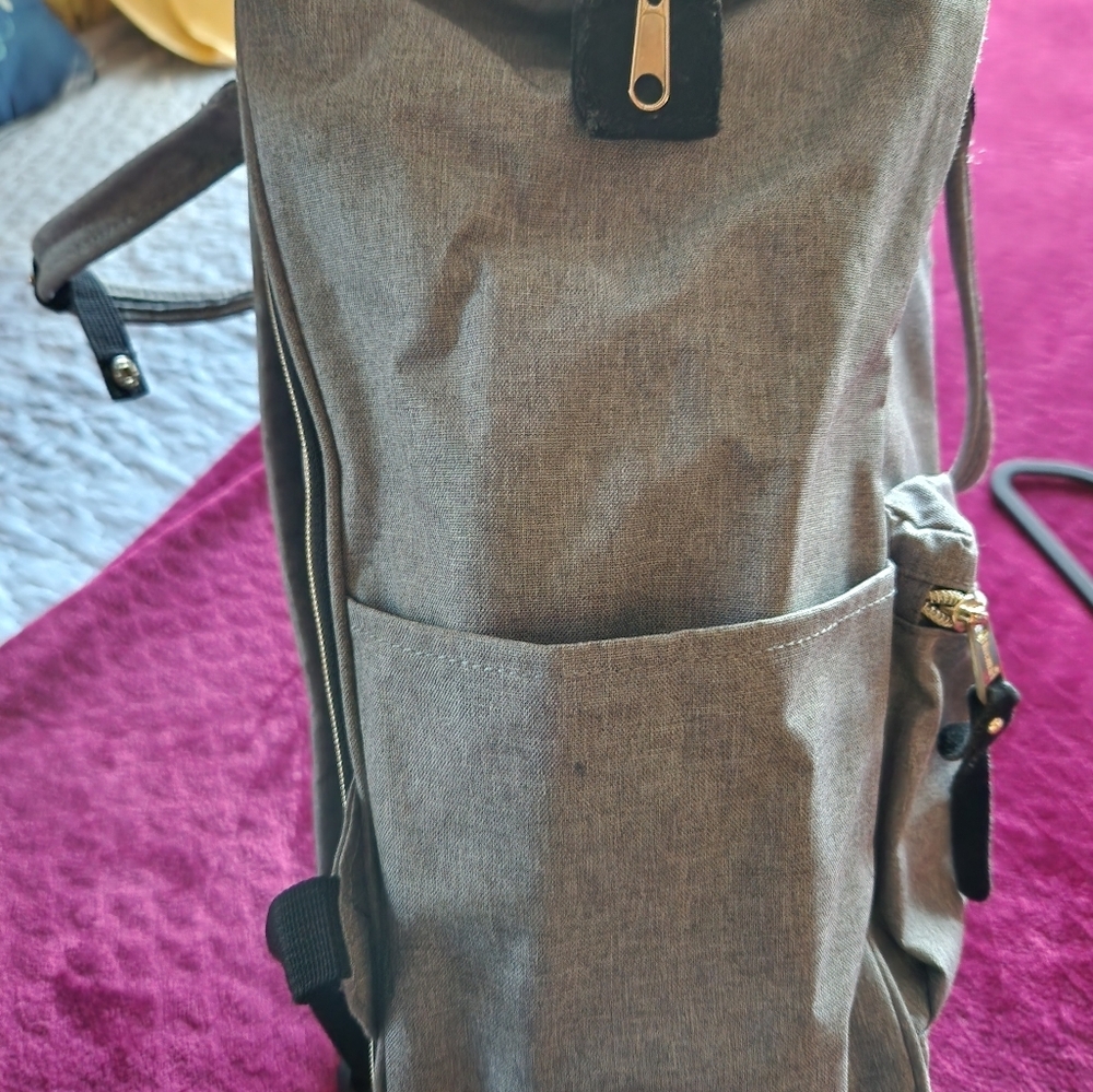 Gray Backpack for Men - Picture 7 of 8